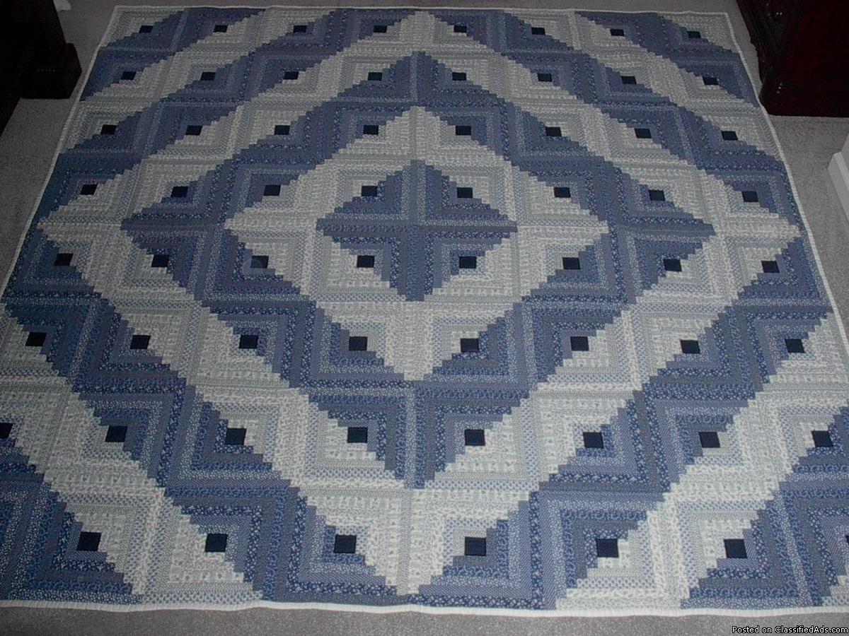 Photo Log Cabin Quilt