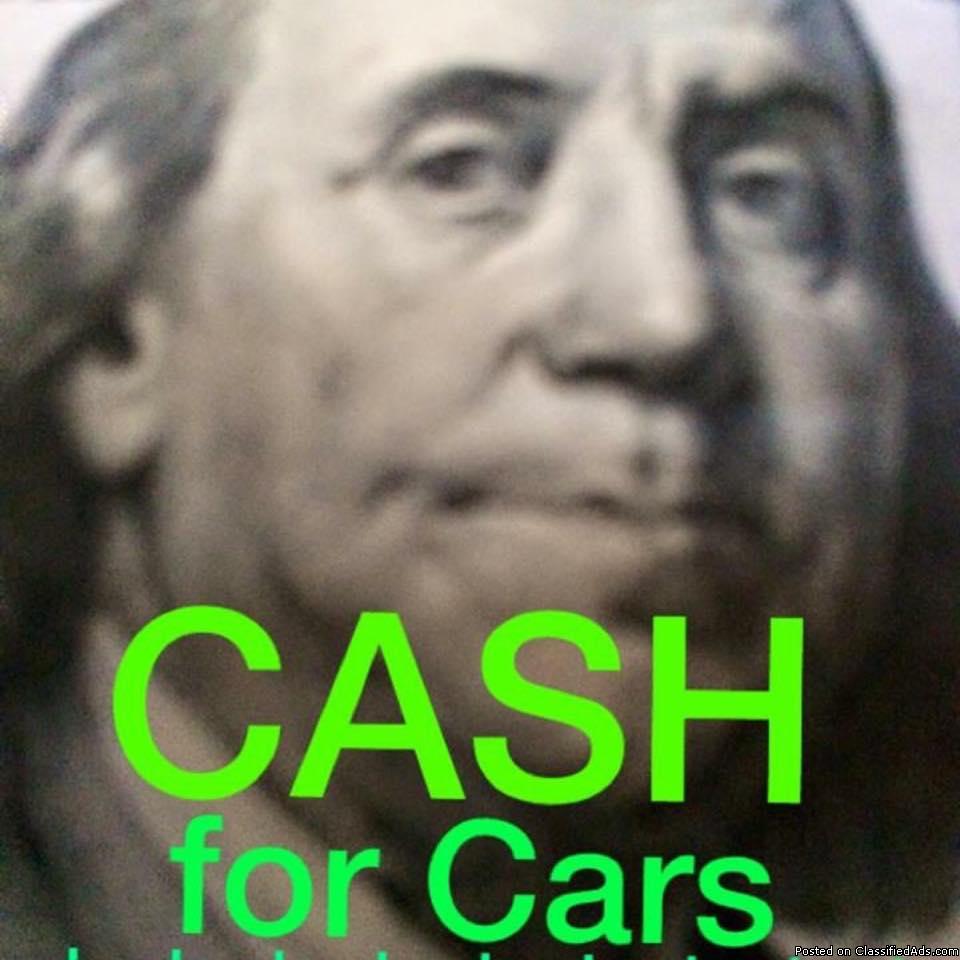 Photo SUPER FAST CASH TODAY for CARS*TRUCKS*SUVS