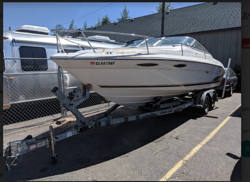 Photo 1996 Sea Ray Motor Boat 24 ft with Trailer & Cabin