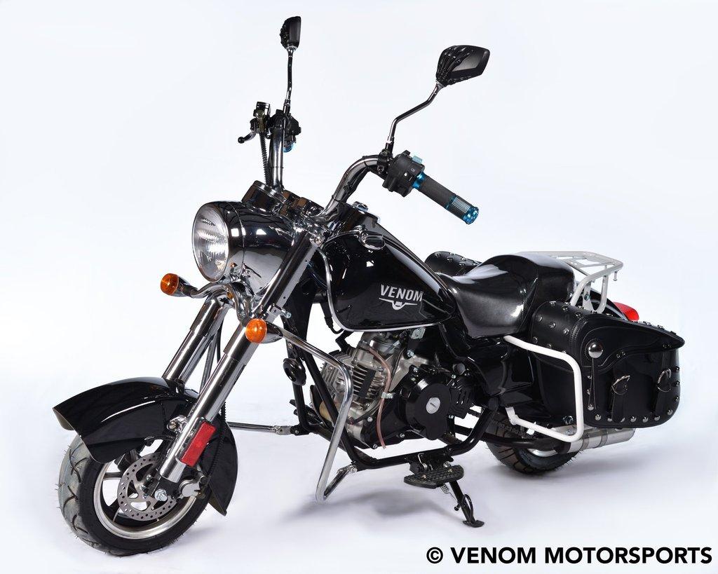 Photo Buy 50cc FatBoy Mini Chopper For Sale Snap-On Harley Chopper for Kids – Venom Motorsports Canada