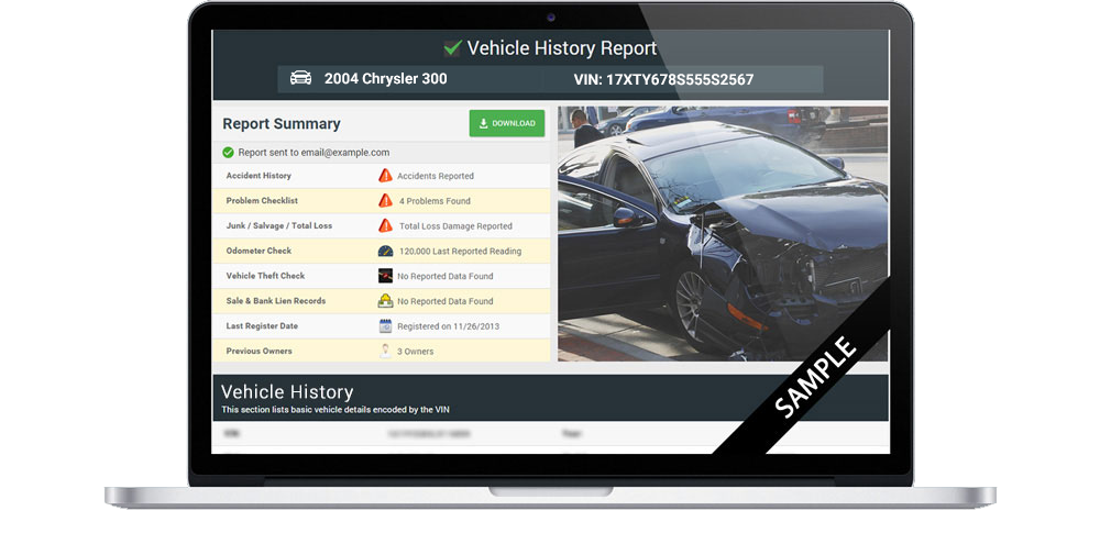 Photo Search Vehicle History Report for Free