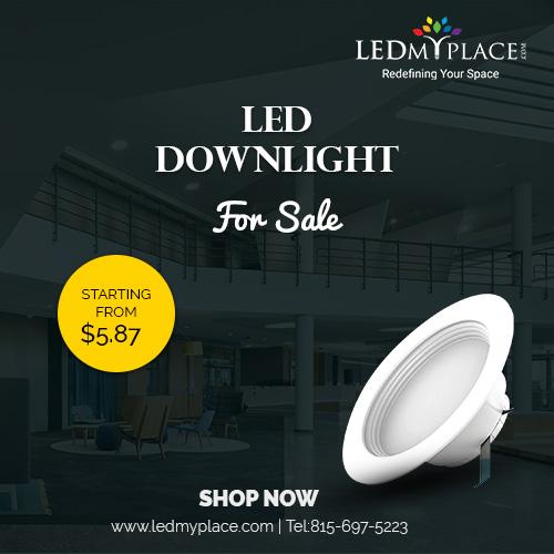 Photo Get the Best Price of LED Downlights Light Fixtures From LEDMyplace