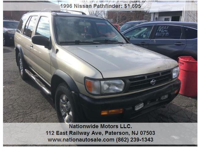 Photo 1996 Nissan Pathfinder SE 4dr 4WD SUV $1,695  	 Miles	189,395
