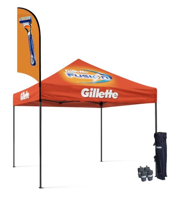 Photo 10x10 Custom Printed Pop Up Canopy Tent For Outdoor Event | Vaughan